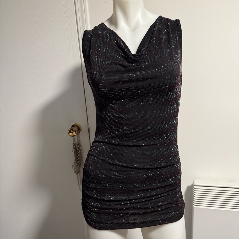 2/$7 Suzy Shier Sparkle red and white Slip Dress
